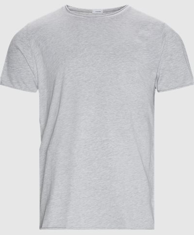 Tailored T-shirts RAW EDGE T-SHIRT Grå